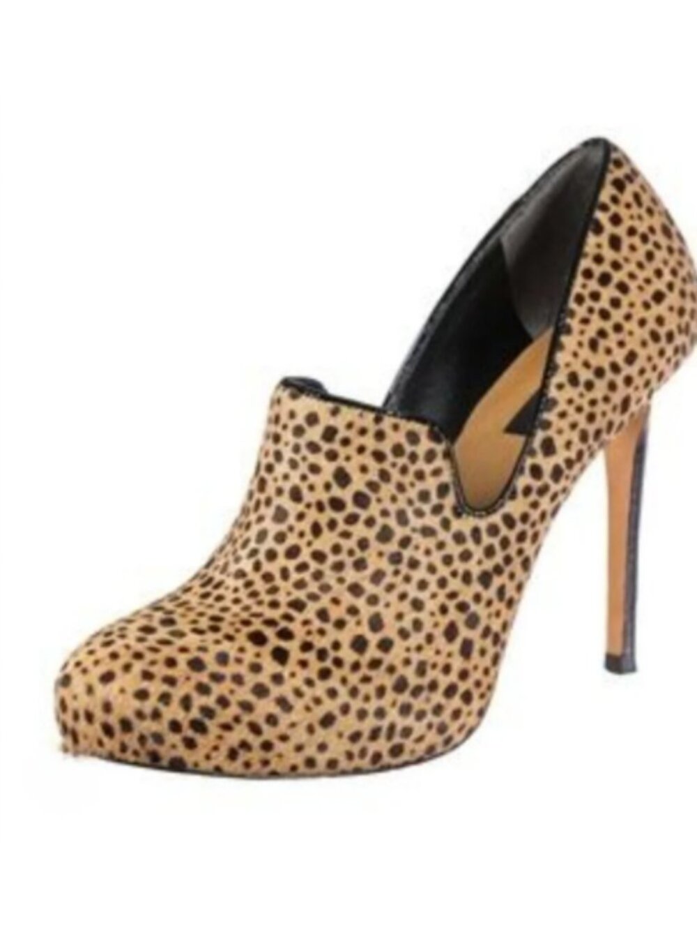Ann Taylor Size 6 Animal Print Pony Fur Stiletto Heel Boots